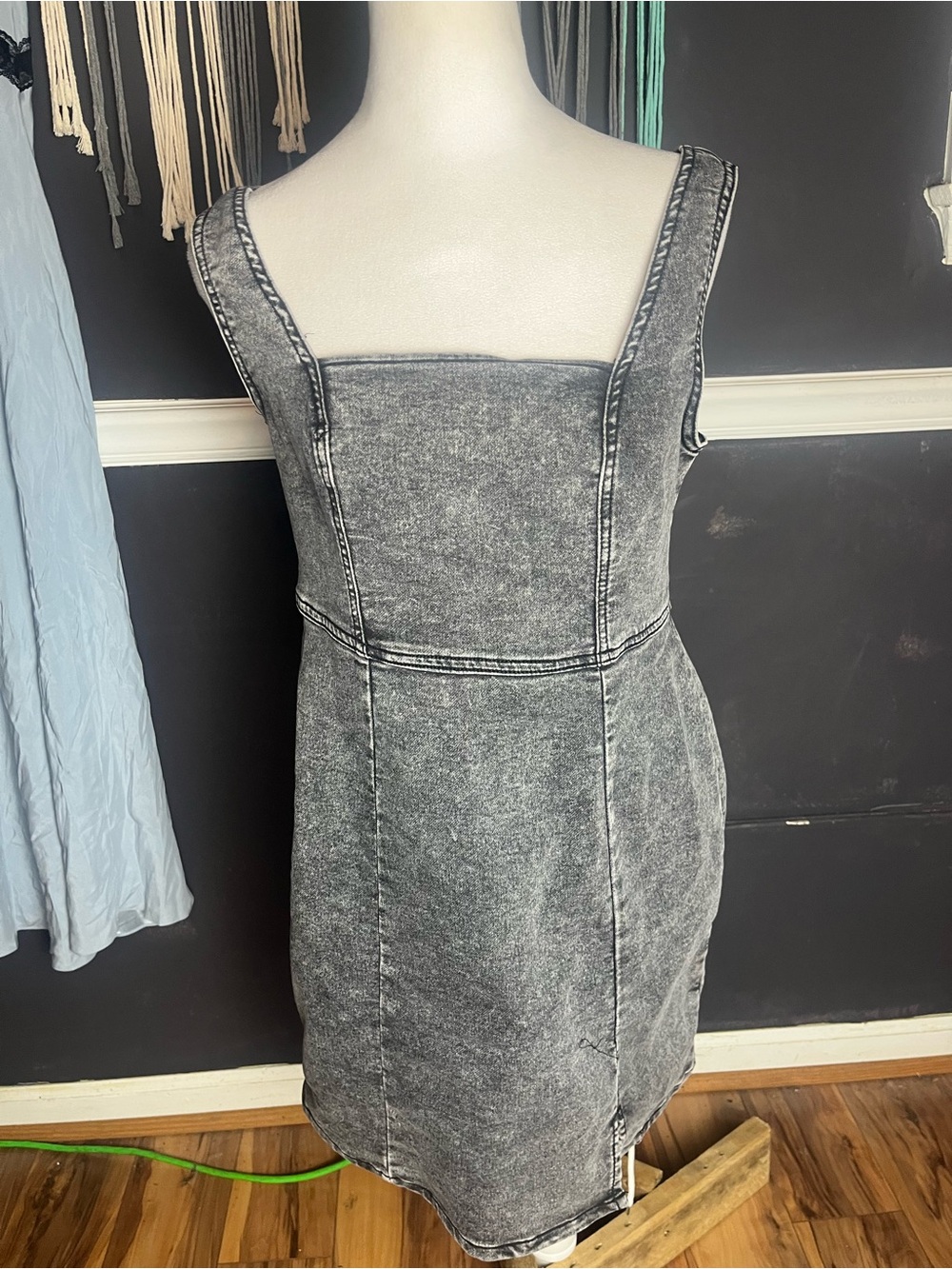 No boundaries size small black denim dress